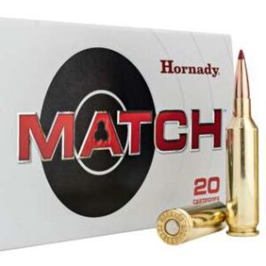 HORNADY MATCH AMO 25 CREEDMOOR 134R ELD MATCH 20RD (10 BOX CASE)