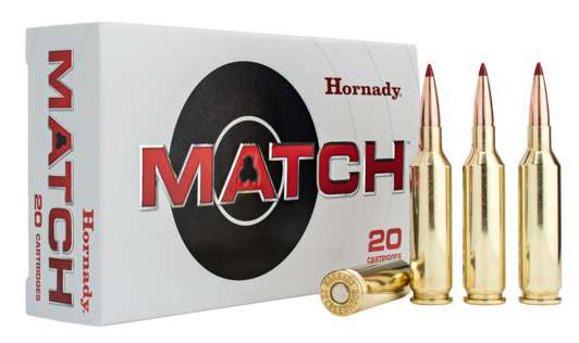 HORNADY MATCH AMO 25 CREEDMOOR 134R ELD MATCH 20RD (10 BOX CASE) — view 1