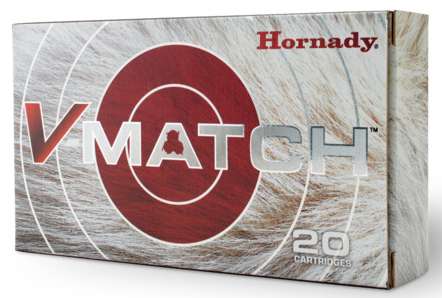 HORNADY V-MATCH AMO 6.5 CREEDMORE 100GR ELD-VT 20RD ( 10 BOXES PER CASE ) — view 1