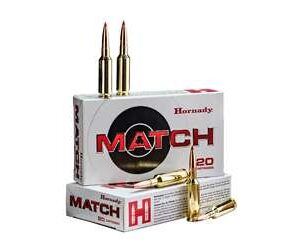 HORNADY MATCH AMO 6MM GT 109GR ELD MATCH  20RD (10 BOX CASE)