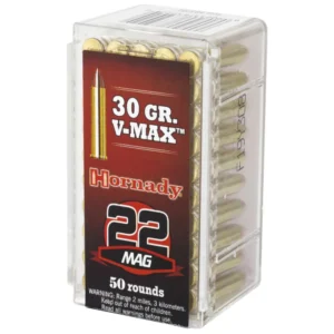 HORNADY RIMFIRE VARMINT EXPRESS AMO 22 WMR 30GR V-MAX 50RD (40 BOX CASE) — view 2
