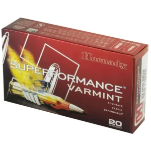 HORNADY SUPERFORMANCE VARMINT AMO 22-250 REM 50GR V-MAX SPF 20RD (10 BOX CASE) — view 2