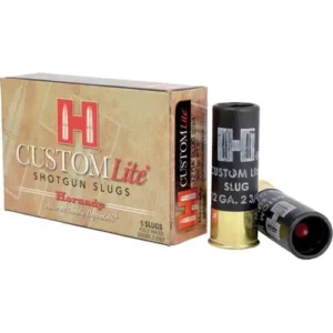 HORNADY CUSTOM LITE AMO 12GA 2.75 IN 300GR FTX LITE SLUG W/SABOT 5RD (20 BOX CASE)