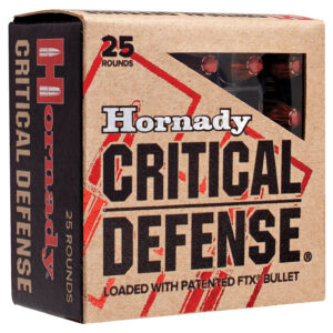 Hornady 90500 Critical Defense  357Mag 125gr Hornady Flex Tip eXpanding 25 Per Box/10 Case