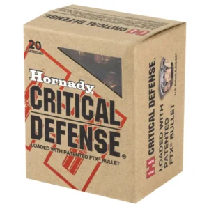 HORNADY CRITICAL DEFENSE AMO 44 SPECIAL 165GR FTX 20RD (10 BOX CASE) — view 2
