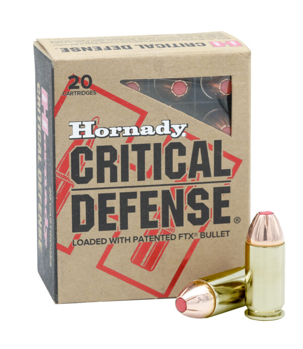 Hornady 90923 Critical Defense  45Auto+P 185gr Flex Tip eXpanding 20 Per Box/10 Case — view 1