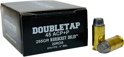 DOUBLETAP 45ACP+P 255GR SWC - 20RD 50BX/CS — view 1