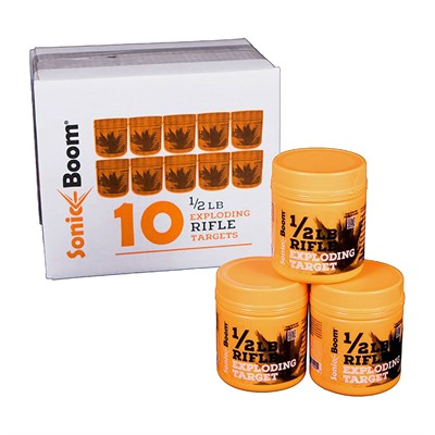 1/2 POUND EXPLODING RIFLE TARGET 10 PACK — view 1