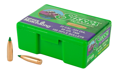SIERRA TIPPED MK .224 69GR 100CT — view 1