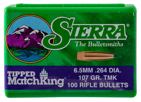Sierra 7407 Tipped MatchKing  6.5Creedmoor 107gr Tipped MatchKing 100/Box — view 1