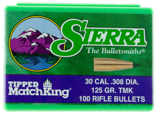 Sierra 7725 Tipped MatchKing  30Cal 125gr Tipped MatchKin 100/Box — view 1