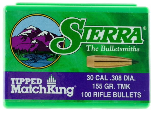 Sierra 7755 Tipped MatchKing  30Cal 155gr Tipped MatchKing 100/Box — view 1