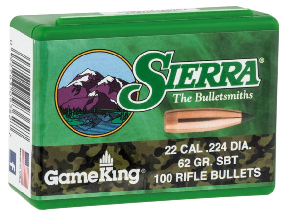 Sierra 9362 GameKing  62gr Spitzer Boat Tail 100/Box — view 1