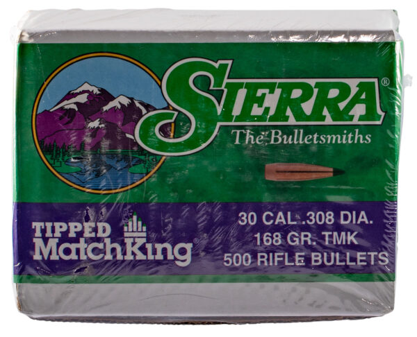 Sierra 7768C Tipped MatchKing  30Cal 168gr Tipped MatchKing 500/Box — view 1