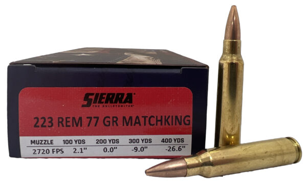 SIE AMMO 223REM 77GR HP BT FOLDS OF HONOR 20/10 — view 1