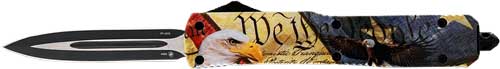 TEMPLAR KNIFE SLIM OTF EAGLE - 3.1" BLACK DAGGER — view 1