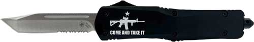 TEMPLAR KNIFE LARGE OTF COME - AND TAKE IT AR 3.5" SILVER BLD — view 1