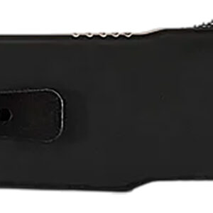 Templar Knife XMCABK121 Excalibur Money Clip 1.90" OTF Dagger Plain Black Oxide Stonewashed Powder Coated D2 Steel Blade, 3.38" Black Anodized Aluminum Handle