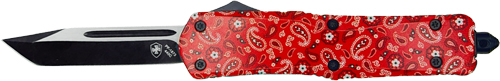 TEMPLAR KNIFE SMALL OTF RED - BANDANA 2.75" BLACK TANTO — view 1
