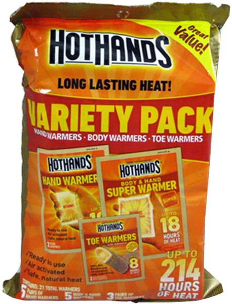 HOT HANDS VARIETY PACK 5HH,5SW,3TT — view 1