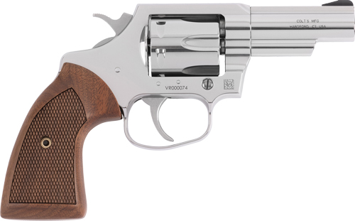 COLT VIPER 357MAG 3" 6RD - STAINLESS WALNUT GRIPS — view 1