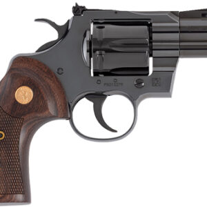 COLT PYTHON 357MAG 3" 6RD - BLUED WALNUT GOLD MEDALLION — view 2