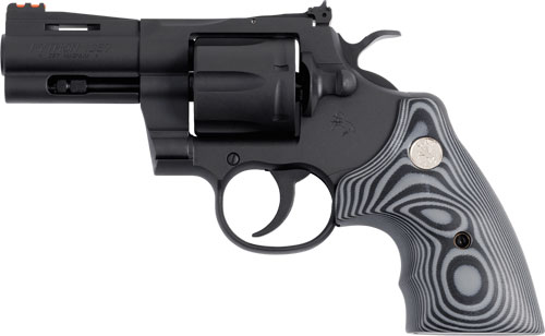 COLT PYTHON 357MAG 3" 6RD - MATTE BLUED BLACK G10 GRIPS — view 1