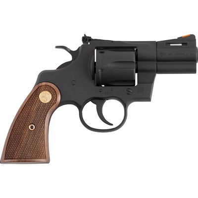 PYTHON 357 MAGNUM 2.5'' BBL 6RD WALNUT GRIP MATTE BLUED — view 1