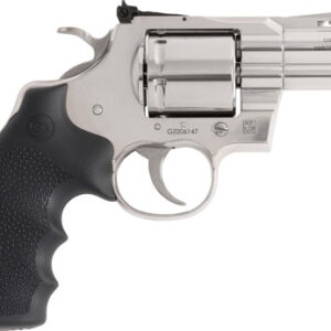 COLT GRIZZLY 357MAG 3" 6RD - POLISHED STAINLESS HOGUE GRIPS