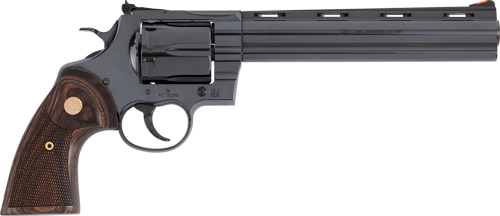 COLT ANACONDA 44MAG 8" 6RD - BLUED MEDALLION WOOD GRIPS — view 1