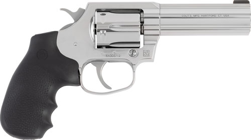 COLT COBRA 38SPL+P FS 4" 6RD - STAINLESS RUBBER GRIPS — view 1