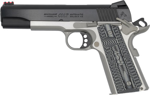 COLT COMPETITION 45ACP 5" 8RD - TWO TONE G10 GRIPS — view 1