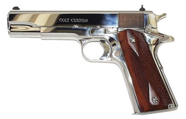 Government 45ACP 5" Bright SS FXD 7rd — view 1