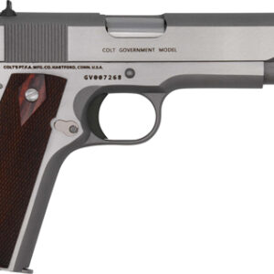 COLT GOVERNMENT 1911 38 SUPER - 5" 9RD STAINLESS ROSEWOOD — view 2