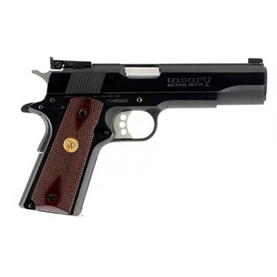 GOLD CUP NAT'L MATCH 38 SUPER 5'' BBL (1)9RD MAG BLUED/WOOD — view 1