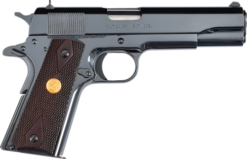 COLT GOVERNMENT 1911 38 SUPER - 5" 9RD ROYAL BLUE ROSEWOOD — view 1