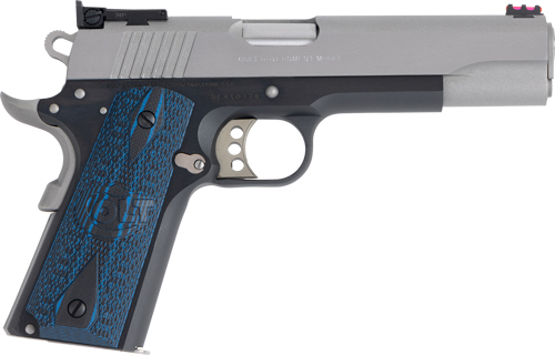 COLT GOLD CUP LITE 45ACP 5" - 8RD TWO TONE BLUE G10 GRIPS — view 1