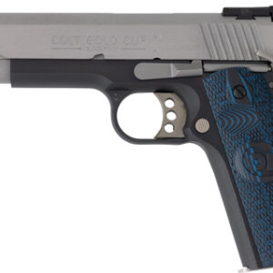 COLT GOLD CUP LITE 45ACP 5" - 8RD TWO TONE BLUE G10 GRIPS — view 2