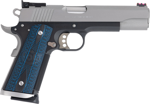 COLT GOLD CUP TROPHY 45ACP 5" - 8RD TWO TONE BLUE G10 GRIPS — view 1