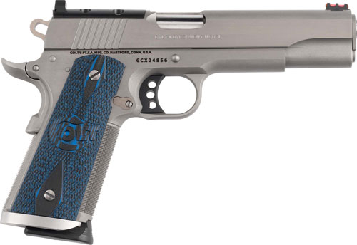 COLT GOLD CUP TROPHY 45ACP 5" - 8RD STAINLESS G10 OPTIC READY — view 1