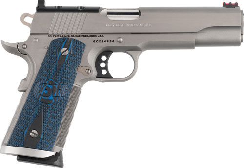 COLT GOLD CUP TROPHY 9MM 5" - 8RD STAINLESS G10 OPTIC READY — view 1