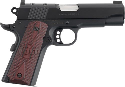 COLT COMBAT COMMANDER 9MM - 4.25" 8RD BLUED OPTIC READY — view 1