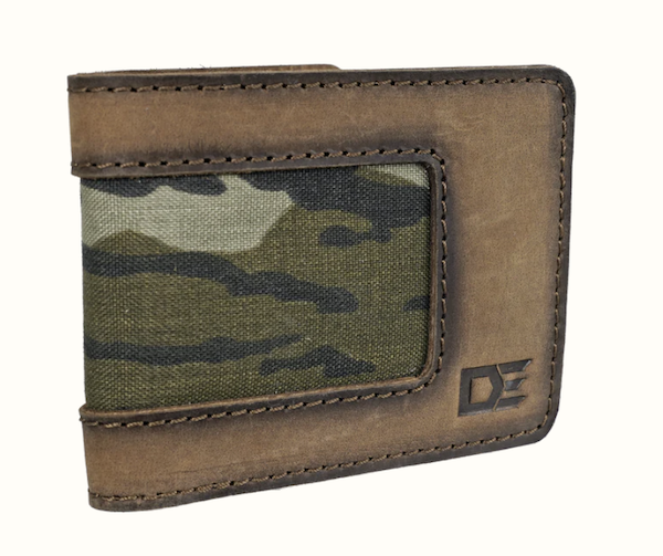DE BI-FOLD WALLET CAMO/LEATHER — view 1