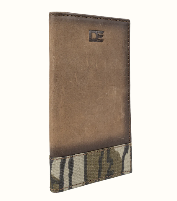 DE BI-FOLD CHECK BOOK WALLET LEA — view 1