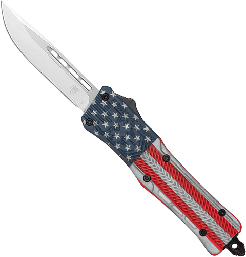 COBRATEC MEDIUM CTK1 OTF - AMERICAN FLAG 3" DROP POINT — view 1