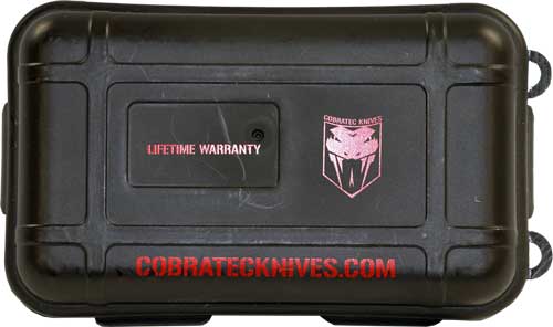 COBRATEC LARGE CTK1 OTF SAND - DISTRESSED CRKTE 3.75" TANTO — view 1