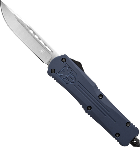 COBRATEC SMALL FS3 OTF NYPD - BLUE 3" D2 DROP POINT — view 1