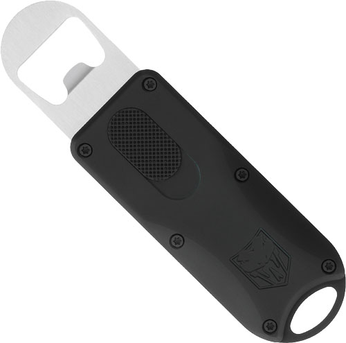 COBRATEC OTF BOTTLE OPENER - BLACK 4.62" OAL W/LANYARD LOOP — view 1