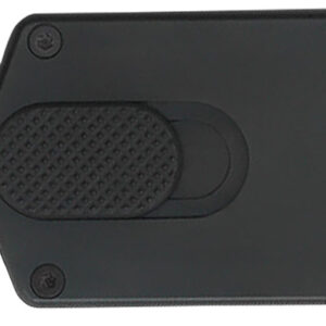CobraTec Knives CTASPBLK ASP  1.94" OTF Dagger Plain D2 Steel Blade, 3.31" Black Aluminum Handle