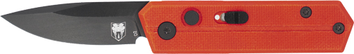 COBRATEC STINGER FOLDER 1.9" - RED/BLACK D2 BLADE SD BUTTON — view 1